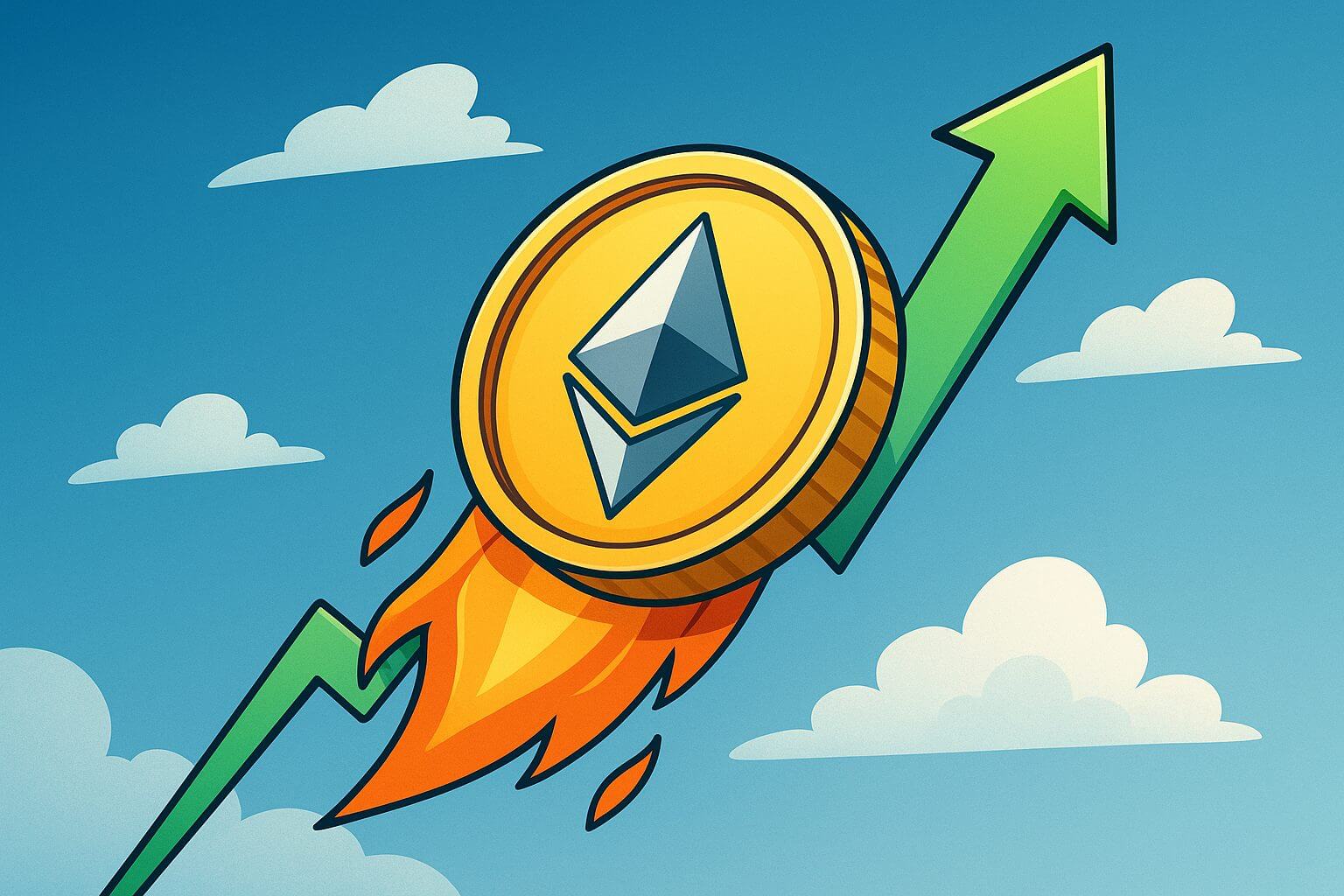 Ethereum stijgt bijna 50% in zes dagen: sentiment slaat volledig om