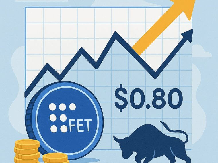 FET prijs blijft rond de $0,80, maar mogelijk komt er een uitbraak aan