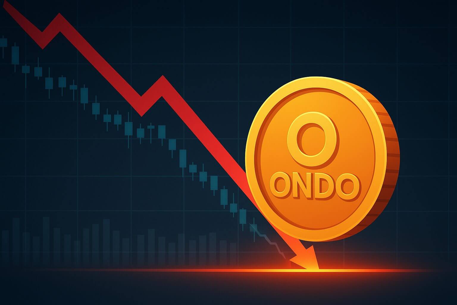 ONDO koers zakt met 4,8%, maar steungebied biedt hoop