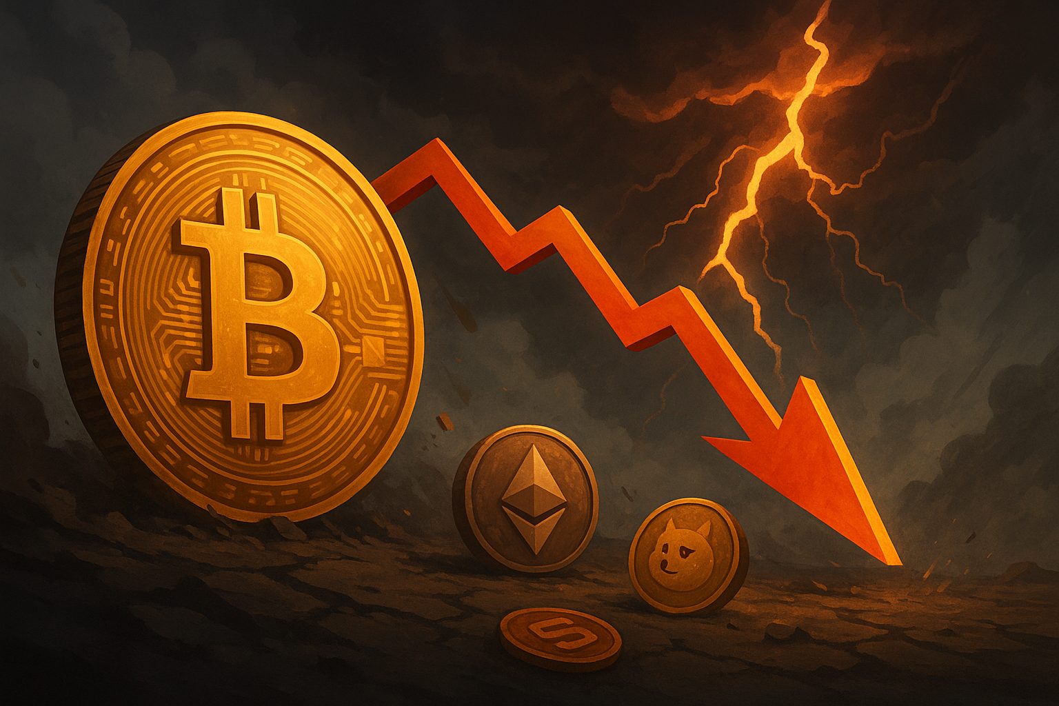 Onrust crypto markt na politieke chaos en miljoenen aan liquidaties