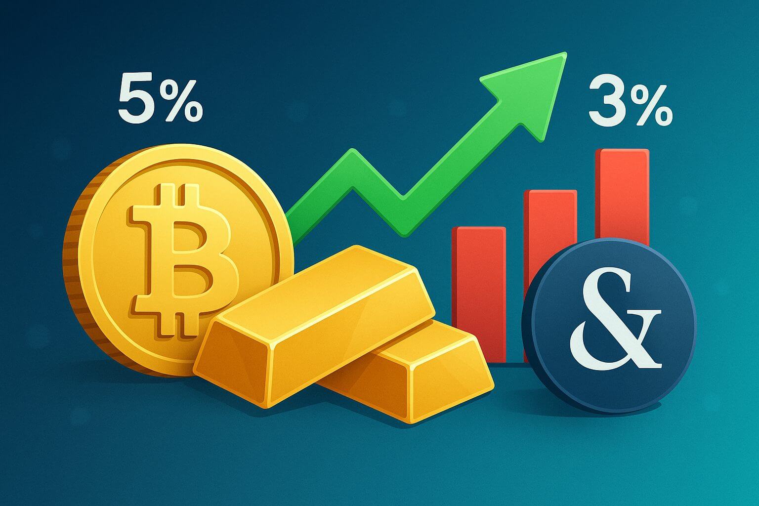 S&P 500, Bitcoin en goud klaar voor nieuwe all-time highs