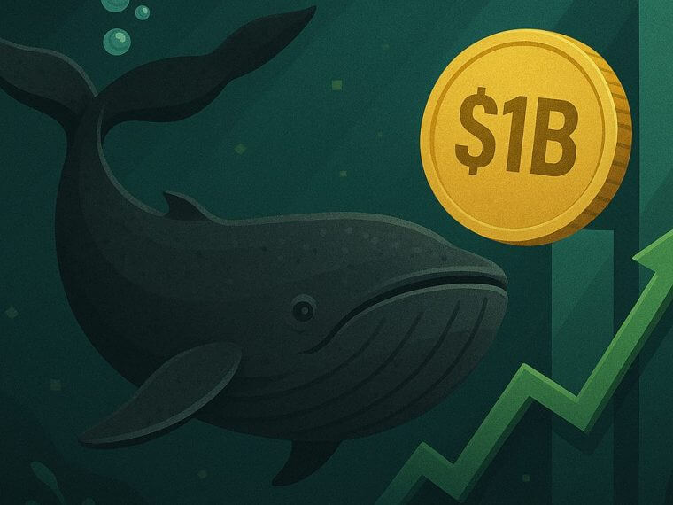 Share bitcoin whale hyperliquid positie 1miljard marktimpact