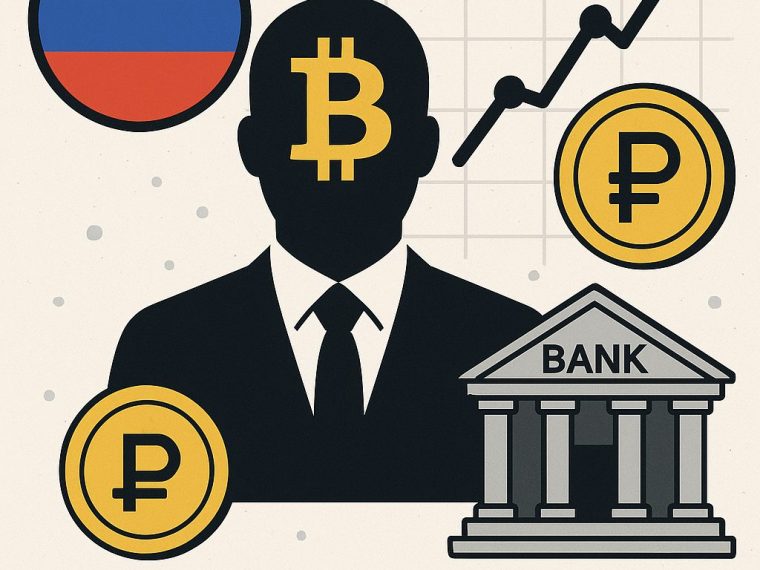 Share rusland bitcoin regulering financiele integratie illustratie