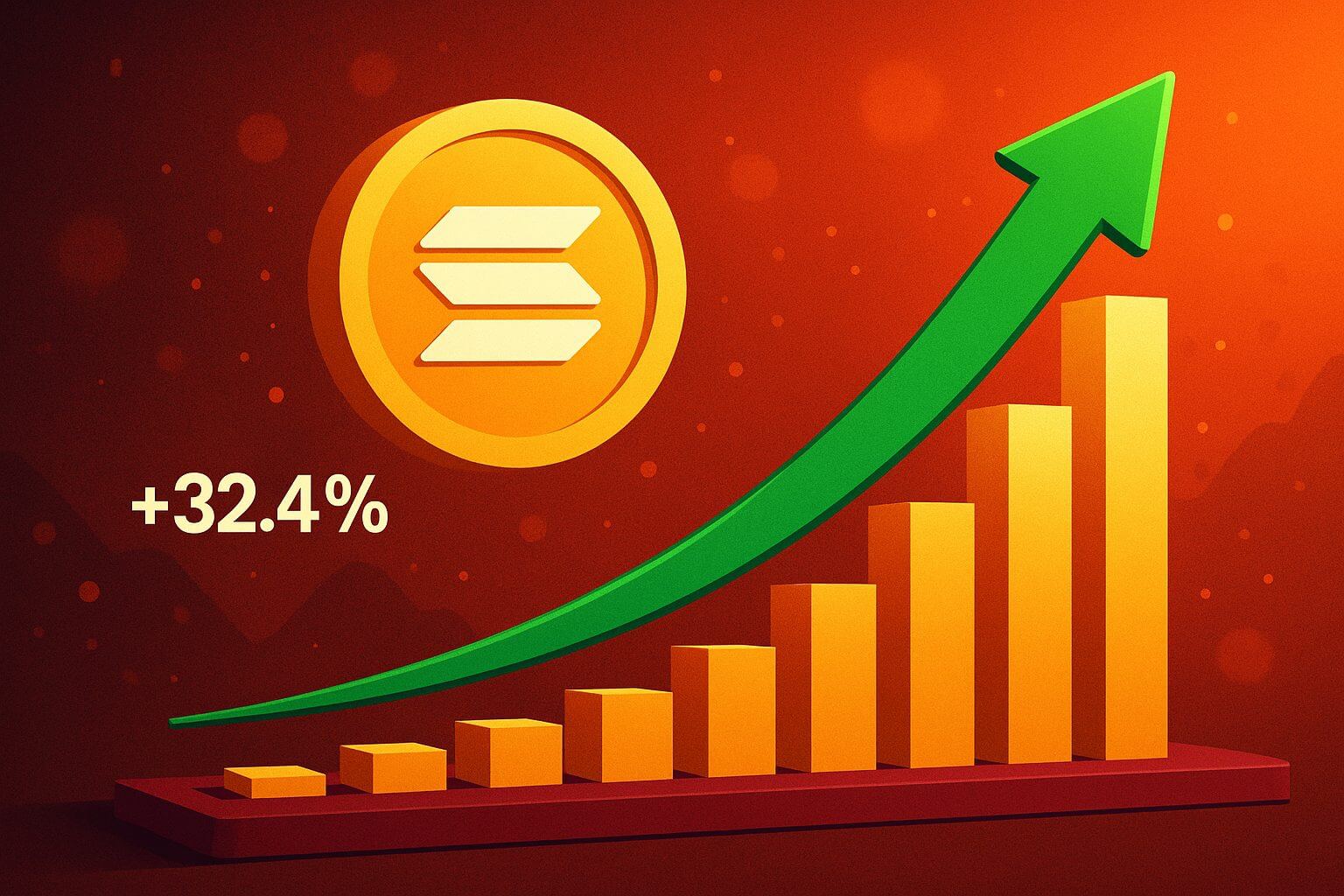 Solana breekt door $90 miljard market cap en stijgt 30% in een maand