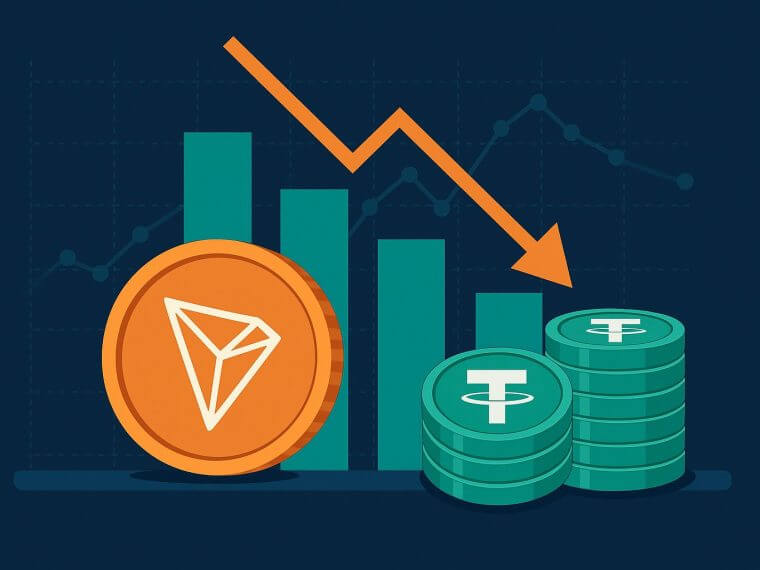 Tron USDT aanbod bereikt hoogtepunt, maar koers stijgt niet