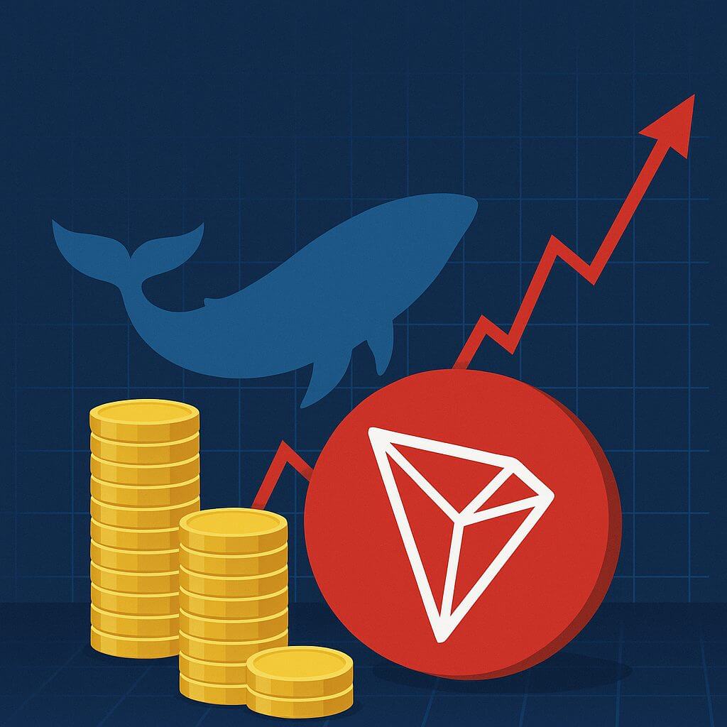 Tron blijft stabiel terwijl whale activiteit flink toeneemt