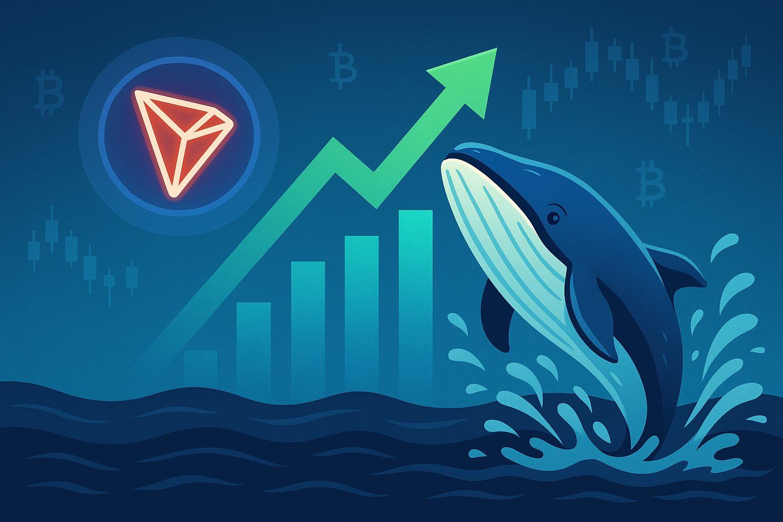 Tron ziet een whale instroom van ruim 715% 