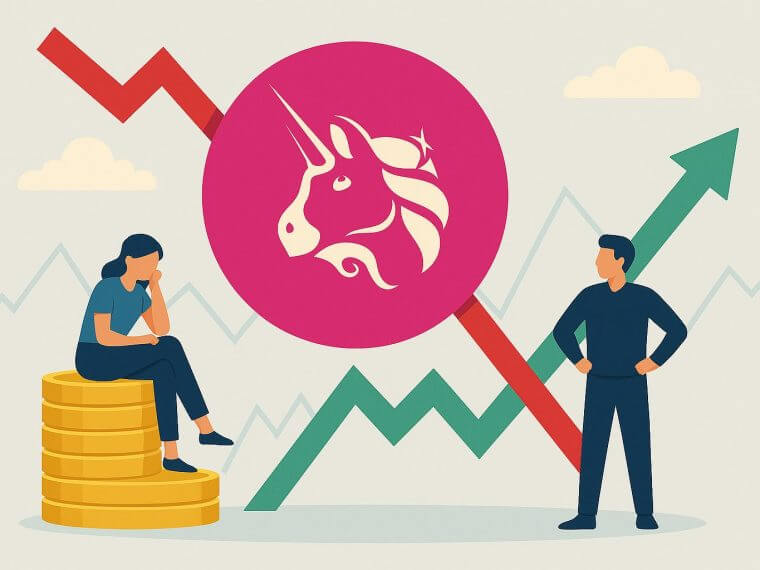 Uniswap onder druk, maar bullish sentiment houdt stand