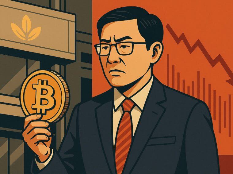 asian food company buys bitcoin stock drops