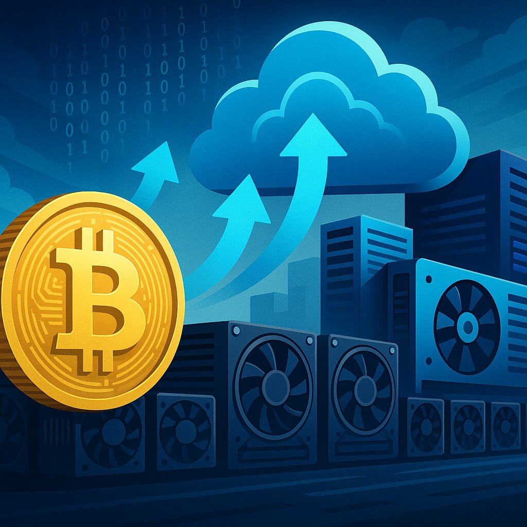Minder winst uit Bitcoin mining: Bit Digital kiest voor cloud en computing