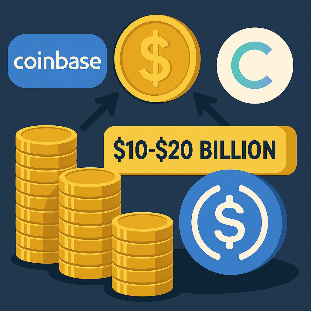 Coinbase aast op overname van Circle: controle over USDC lonkt
