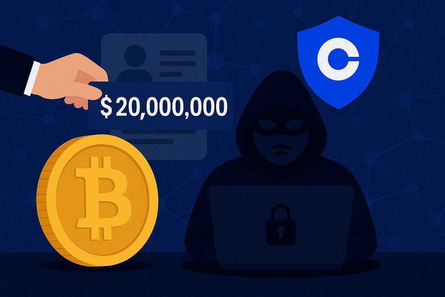 Coinbase getroffen door datalek en weigert $20M losgeld te betalen