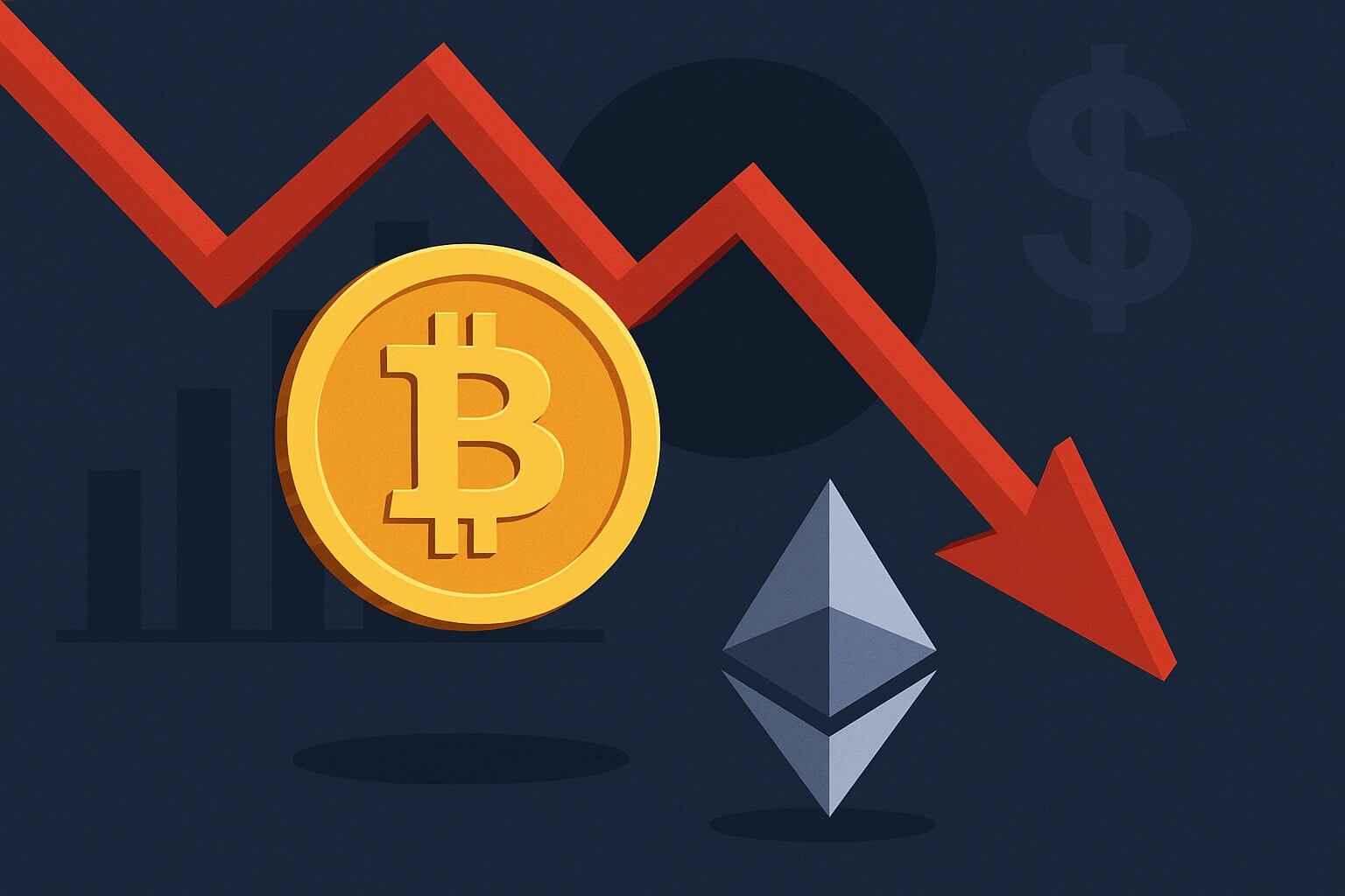 Cryptomarkt daalt met 2.4%, maar altcoins zoals Quant en Flare stijgen