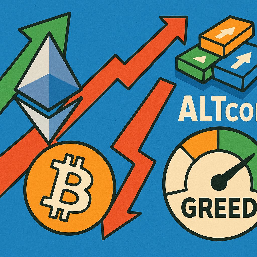 Crypto laat gemengd beeld zien, Ethereum koers springt eruit