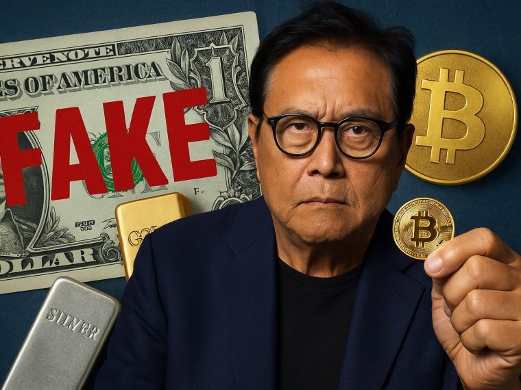 kiyosaki bitcoin vs dollar gold silver warning