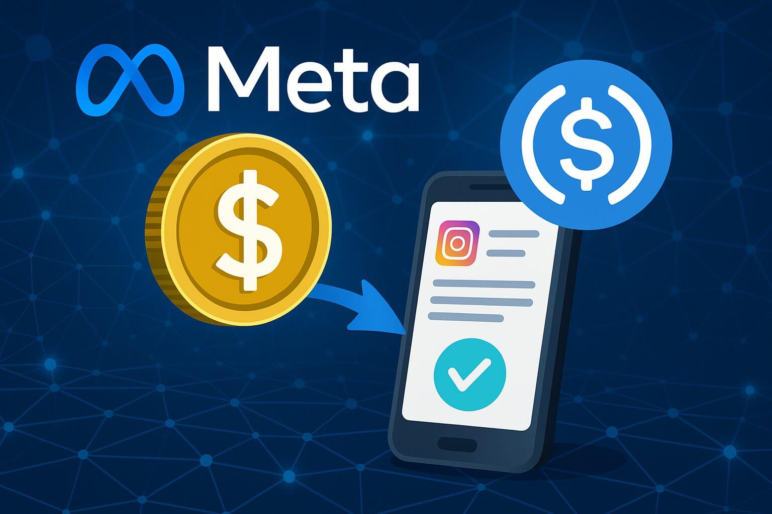 Nieuwe koers voor Meta: stablecoins voor internationale creators