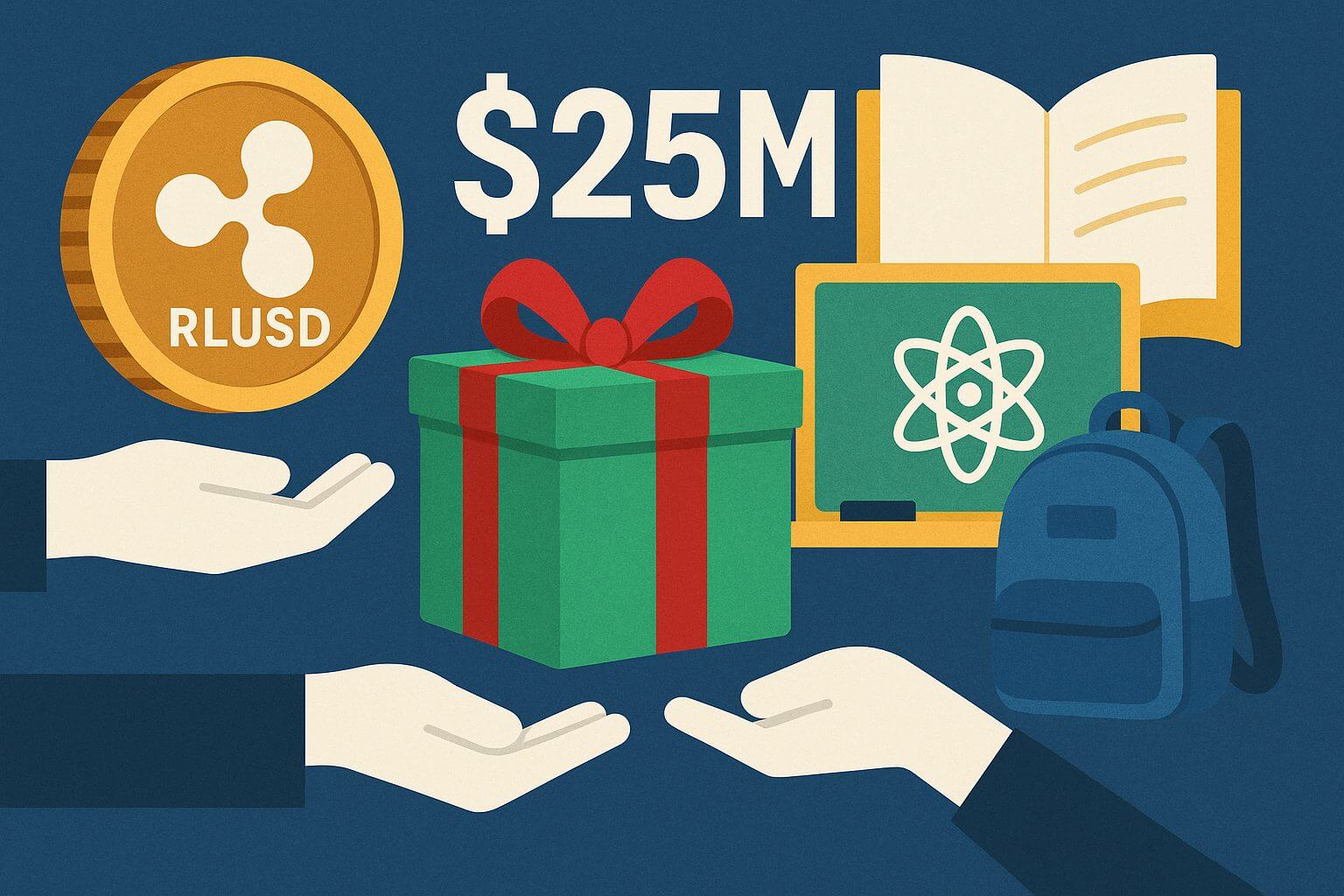 Ripple doneert $25 miljoen in stablecoin aan Amerikaanse scholen