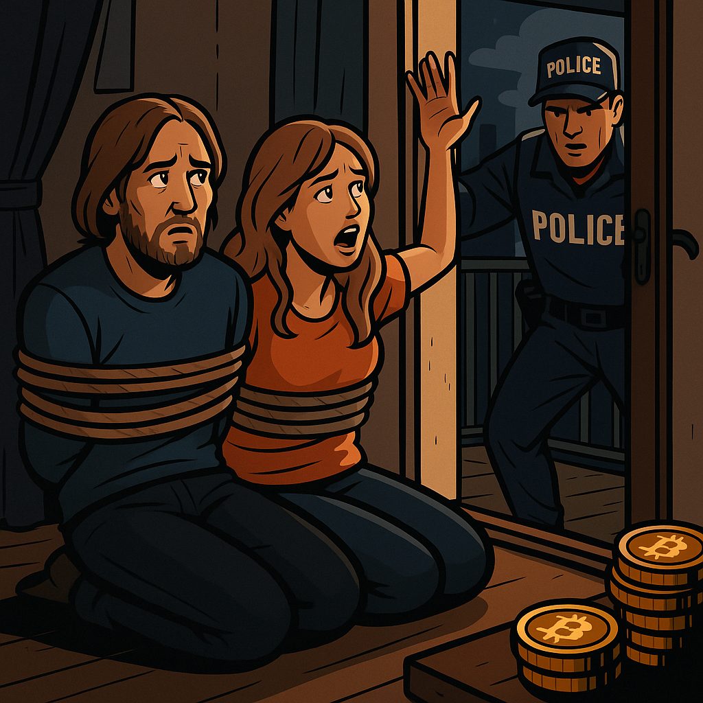 Argentijnse politie redt Russisch stel na losgeld eis in crypto