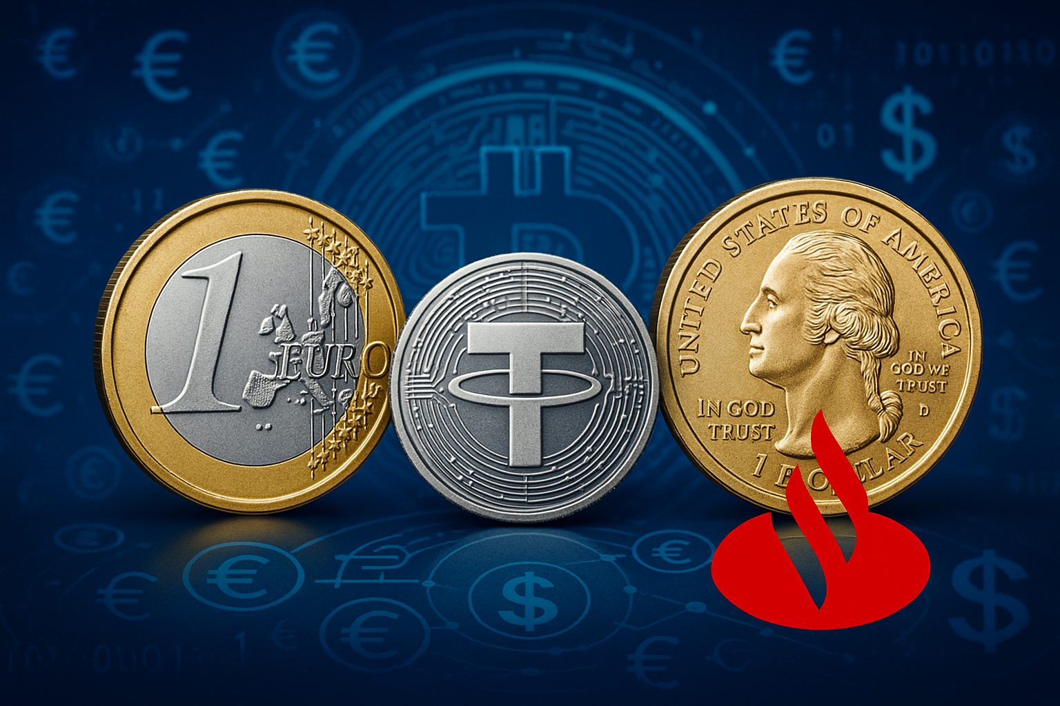 Spaanse bank Santander verdiept zich in stablecoins en retail crypto
