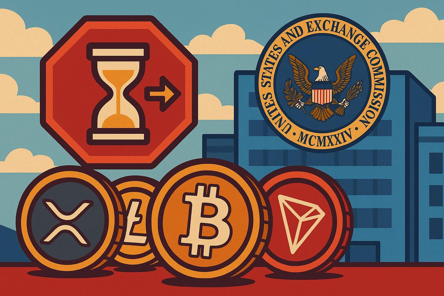 SEC stelt crypto ETF’s opnieuw uit: XRP en Litecoin op de lange baan