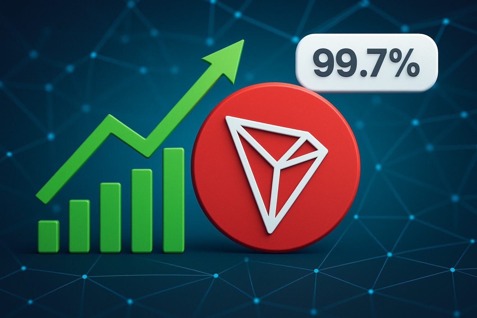TRON bereikt 99,7% block efficiency en vernieuwt netwerkstructuur