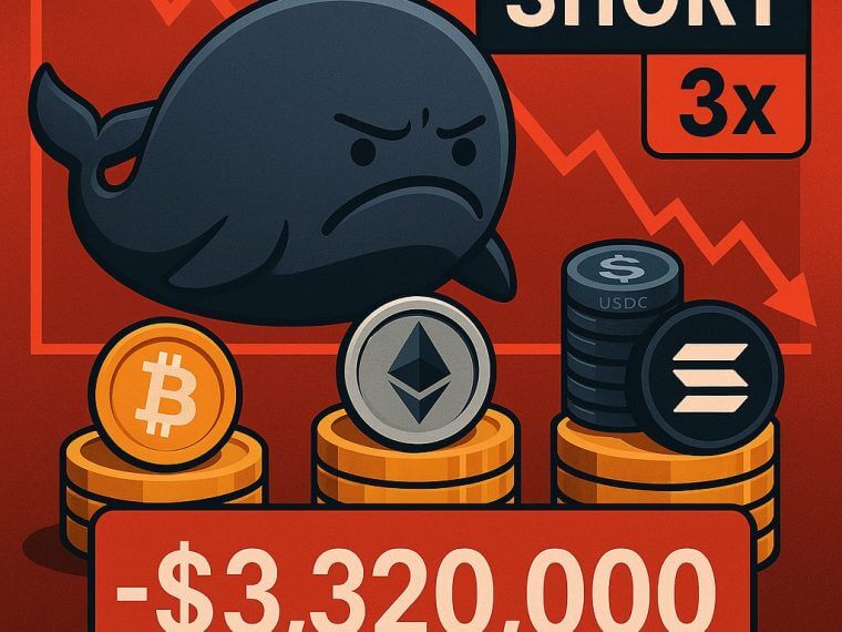 whale short crypto verlies bitcoin ethereum solana 2025