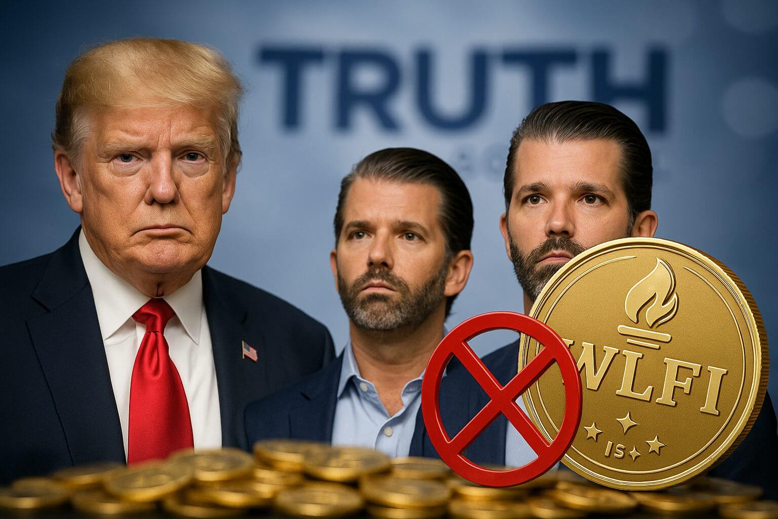 Trump familie waarschuwt voor nep tokens en fake projecten