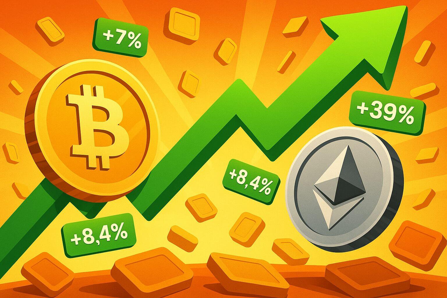 Bitcoin koers knalt boven $105K en sleept altcoins mee omhoog