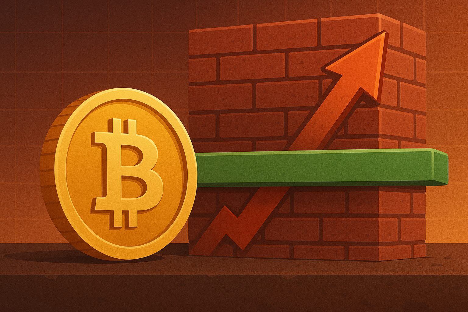 Bitcoin koers zit vast onder cruciale weerstand rond $107.000
