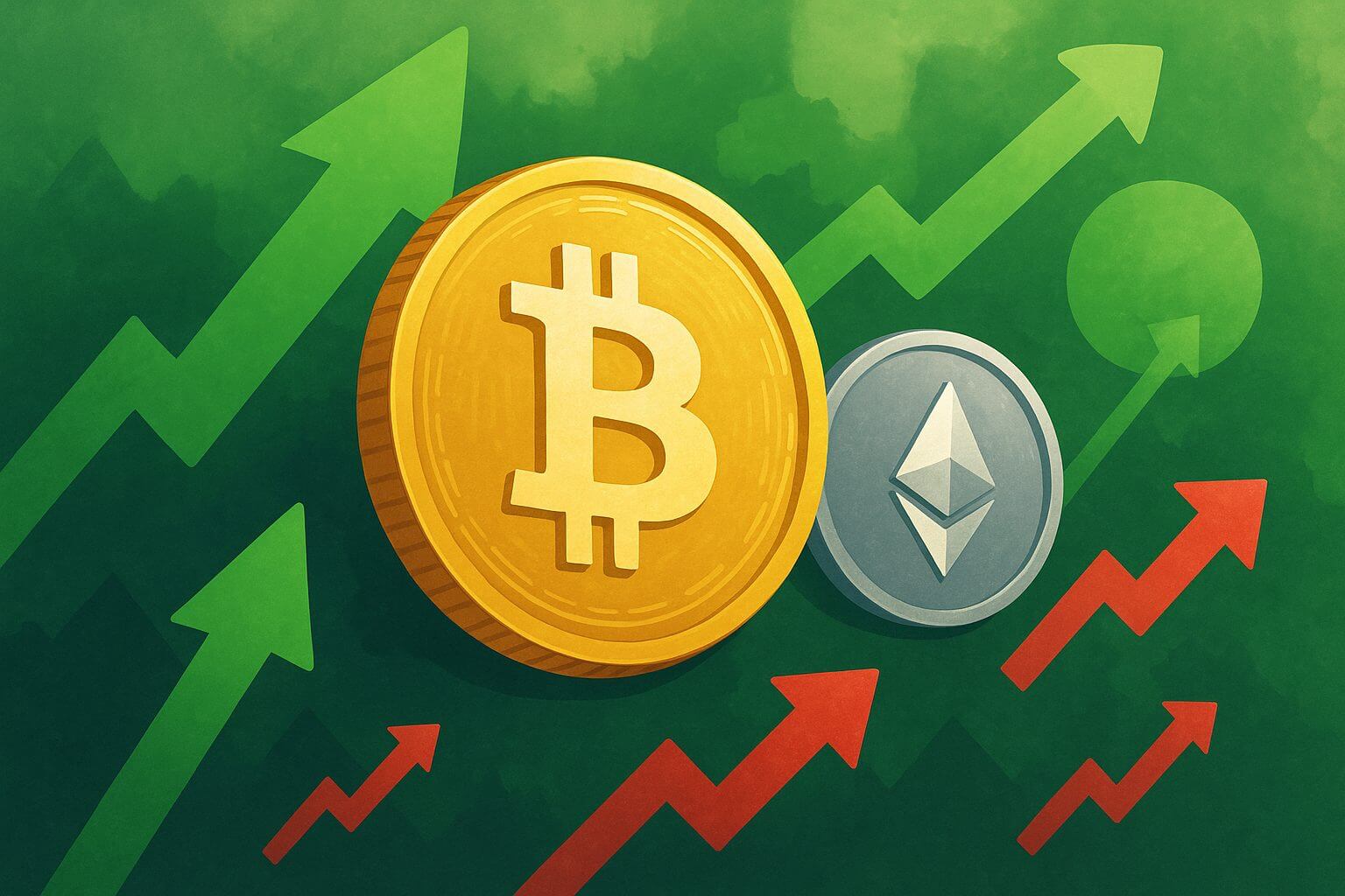 Bitcoin stijgt boven $107K: Kaspa knalt, Solana zakt weg