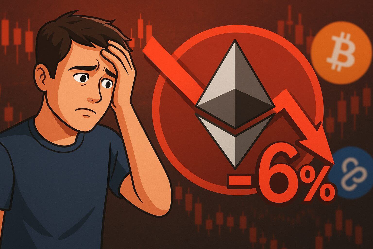 Crypto in het rood na Amerikaanse aanval op Iran: ETH en altcoins krijgen klappen