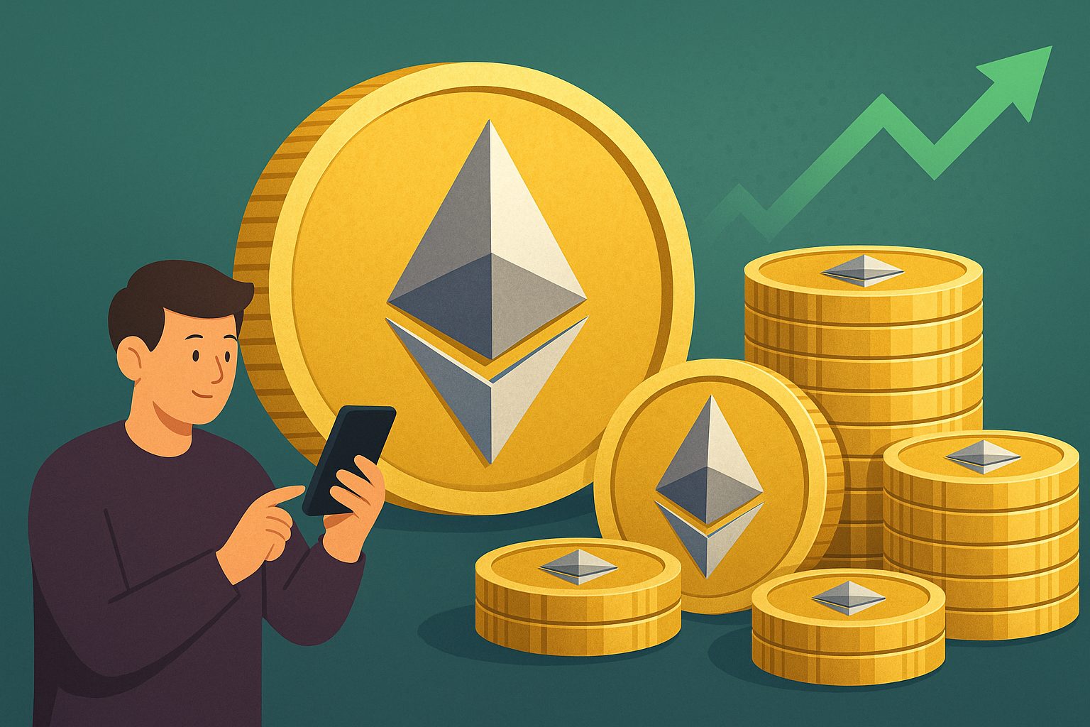 Ethereum hodlers vergroten hun positie terwijl prijs stabiel blijft