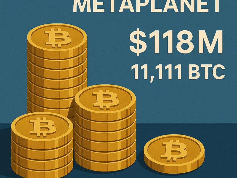 Share metaplanet koopt 1111 bitcoin btc aankoop 118 miljoen