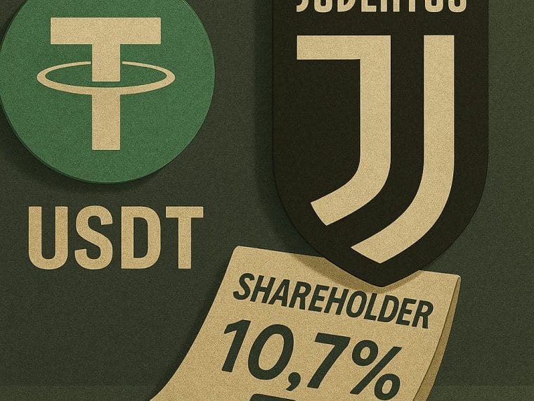 Share tether wordt aandeelhouder juventus maar zonder stem