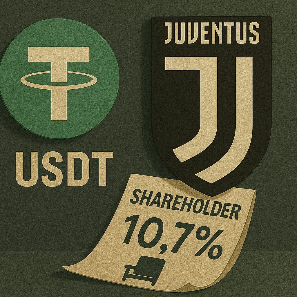 Tether wil bestuurszetel bij Juventus na miljoenen aandeel