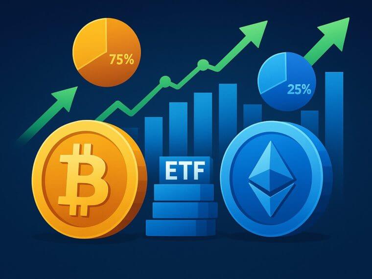 Tiende dag op rij groene cijfers voor Bitcoin ETF’s