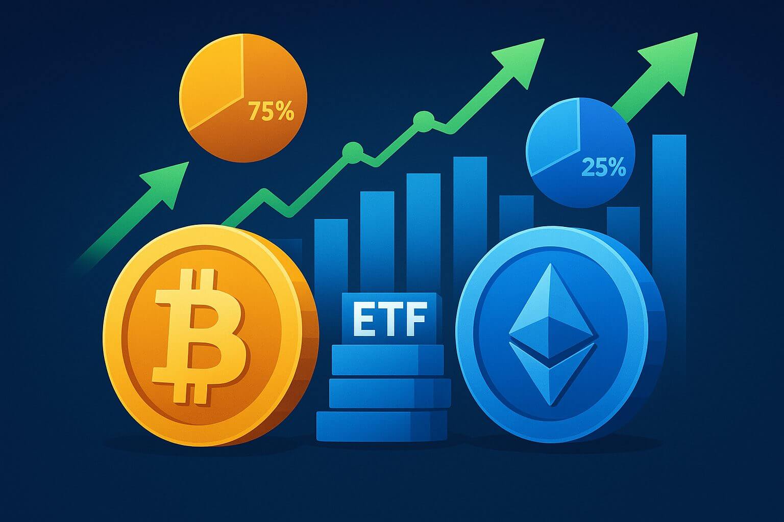 Tiende dag op rij groene cijfers voor Bitcoin ETF’s