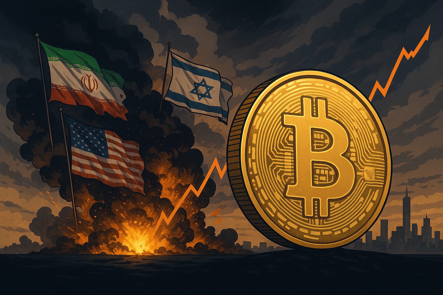 Waarom je tijdens oorlogsnieuws niet blind je crypto moet dumpen