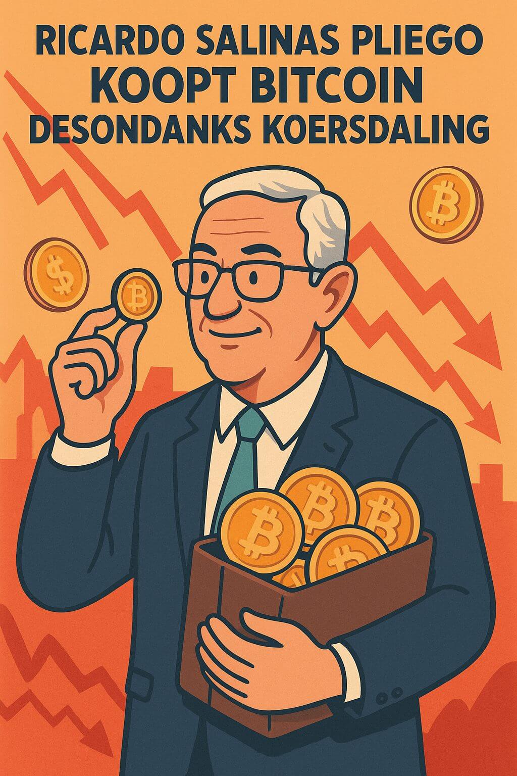 Miljardair Ricardo Salinas gooit 70% van zijn vermogen in Bitcoin