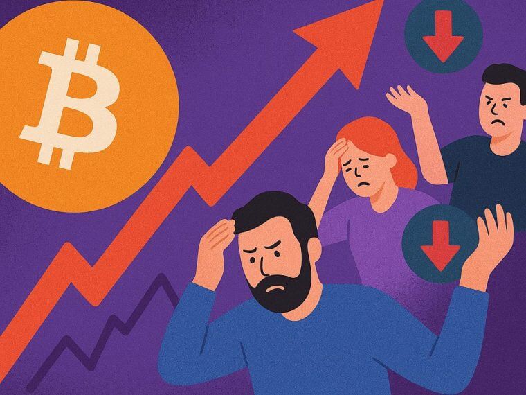 bitcoin shorts liquidated price rises against sentiment