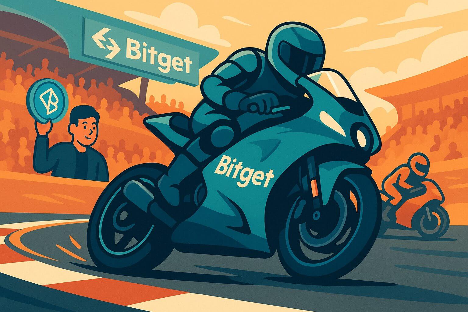 Bitget scheurt MotoGP binnen met historisch crypto partnerschap