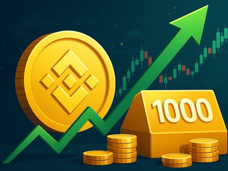 bnb koers sterk richting 1000 dollar