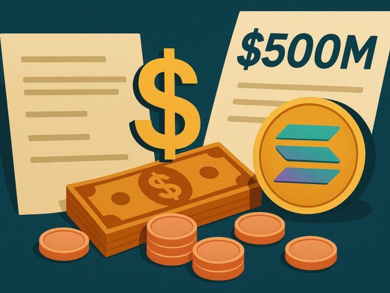 classover solana crypto obligaties 500miljoen deal