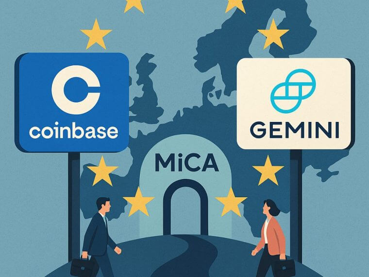 coinbase gemini enter eu through mica gateway