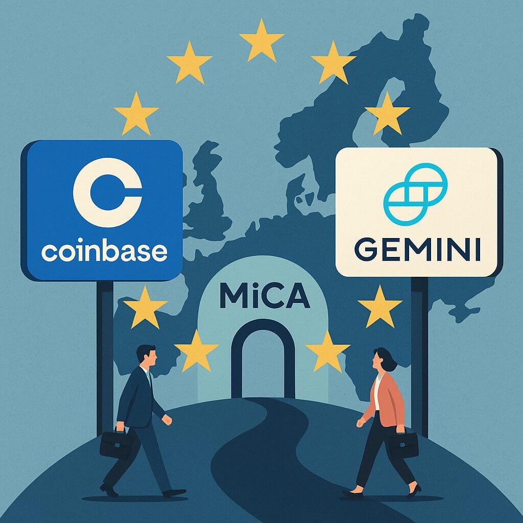 Coinbase en Gemini krijgen groen licht voor EU met MiCA licentie