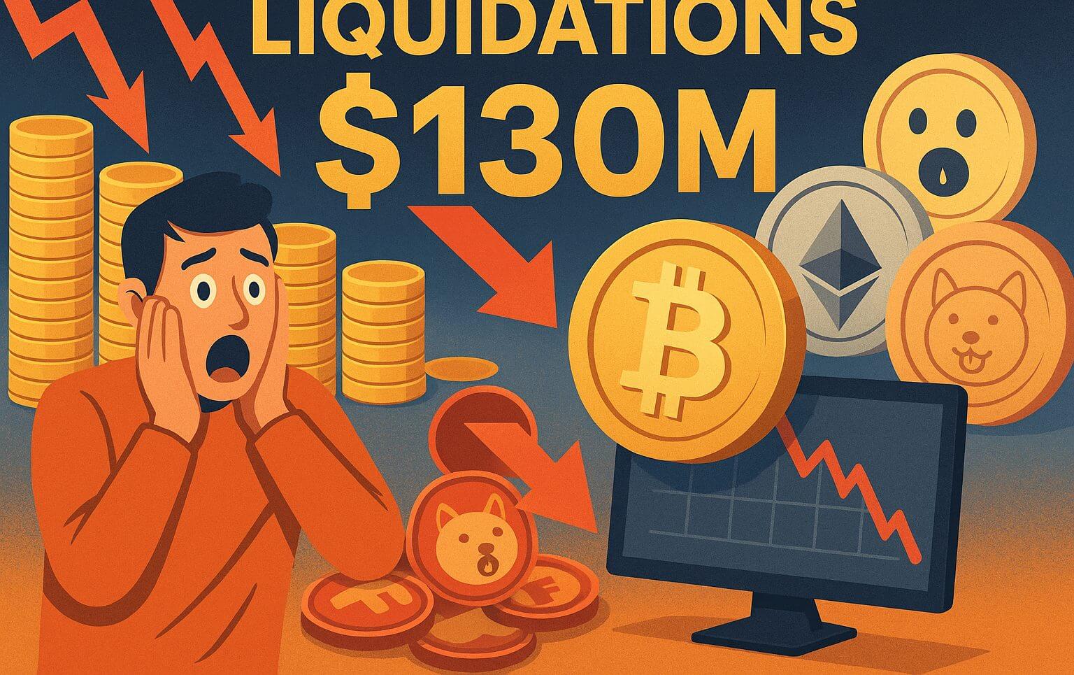 ETH en BTC leiden miljoenen aan liquidaties tijdens rustige markt