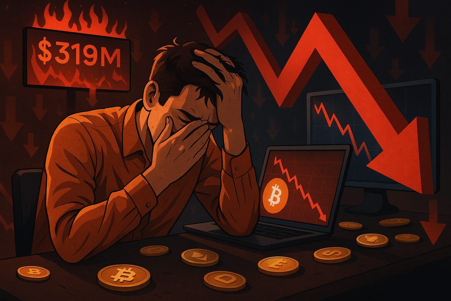 Long traders raken massaal hun posities kwijt bij plotselinge correctie