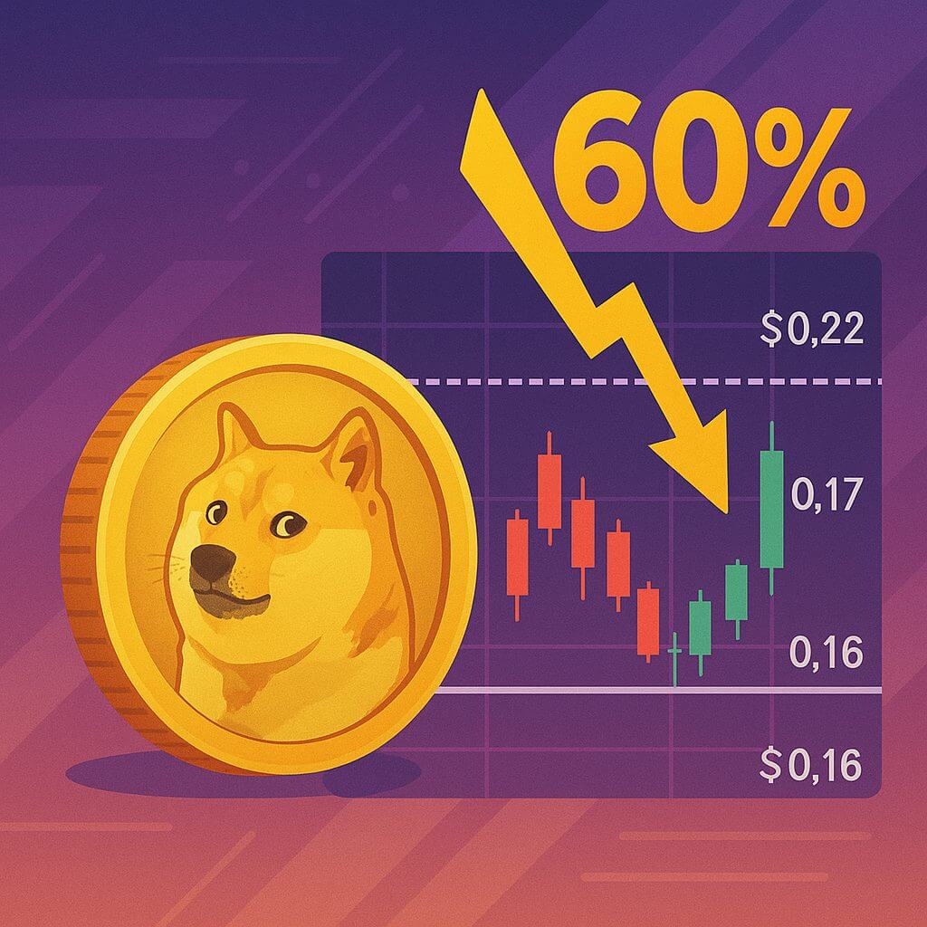 Koers Dogecoin kruipt richting cruciaal punt: breakout op komst?