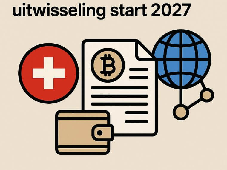 Zwitserland gaat vanaf 2027 crypto data delen met 74 landen