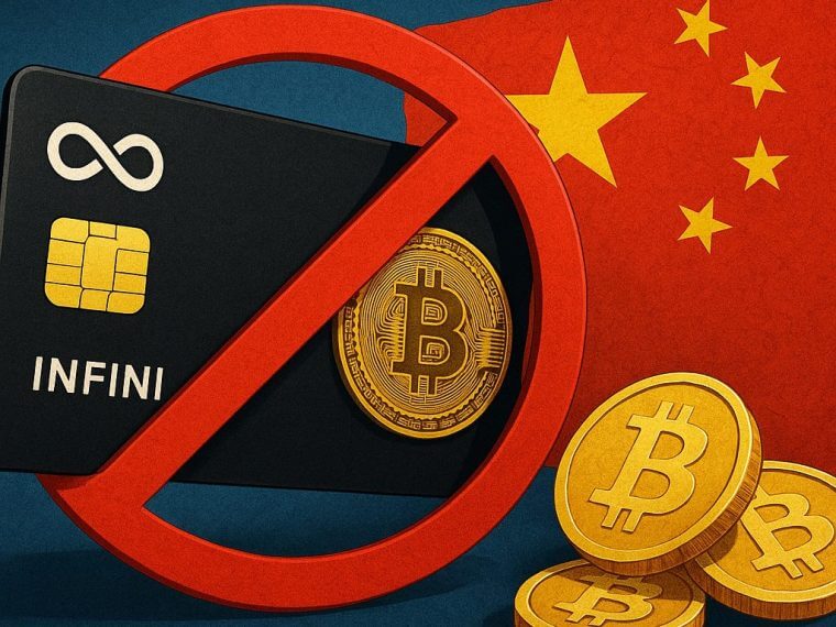 Infini stopt per direct met populaire crypto kaarten in China